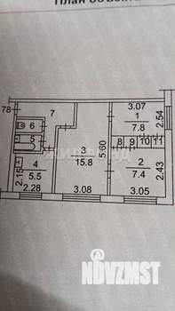 3-к квартира, вторичка, 47м2, 1/1 этаж