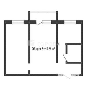 2-к квартира, вторичка, 42м2, 3/5 этаж