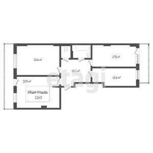 3-к квартира, вторичка, 108м2, 9/16 этаж