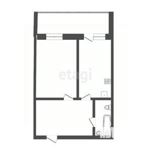 1-к квартира, вторичка, 36м2, 4/10 этаж