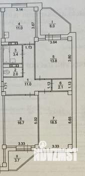 3-к квартира, вторичка, 79м2, 8/11 этаж