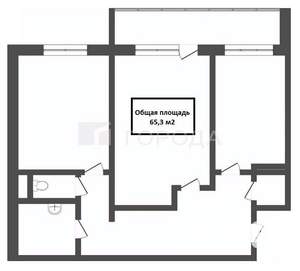 3-к квартира, вторичка, 65м2, 4/17 этаж