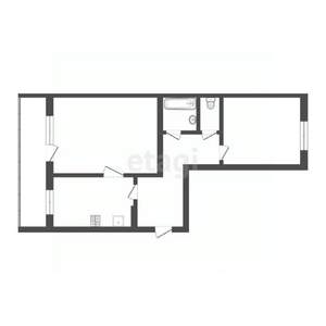 2-к квартира, вторичка, 60м2, 9/17 этаж