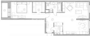 2-к квартира, вторичка, 50м2, 6/6 этаж
