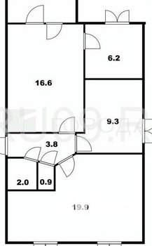 4-к квартира, вторичка, 60м2, 5/5 этаж