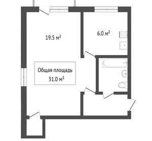 1-к квартира, вторичка, 32м2, 3/4 этаж