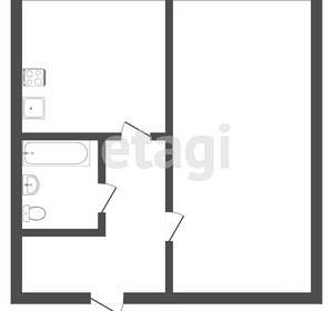 1-к квартира, вторичка, 31м2, 4/9 этаж