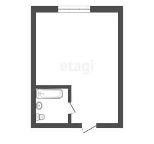 1-к квартира, вторичка, 14м2, 1/5 этаж