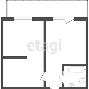 2-к квартира, вторичка, 56м2, 4/5 этаж
