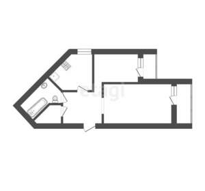 2-к квартира, вторичка, 49м2, 9/10 этаж