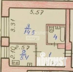 1-к квартира, вторичка, 30м2, 1/5 этаж