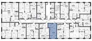 Студия квартира, вторичка, 25м2, 21/26 этаж