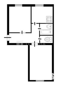2-к квартира, вторичка, 56м2, 2/4 этаж