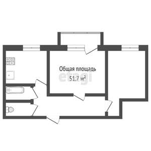 2-к квартира, вторичка, 66м2, 5/9 этаж