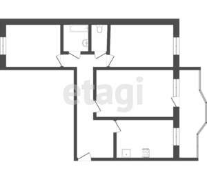 3-к квартира, вторичка, 77м2, 10/14 этаж