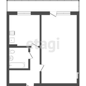 1-к квартира, вторичка, 35м2, 1/10 этаж