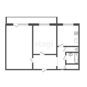 2-к квартира, вторичка, 54м2, 6/10 этаж