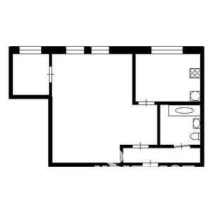 2-к квартира, вторичка, 38м2, 7/9 этаж