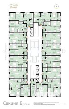 2-к квартира, вторичка, 49м2, 11/16 этаж