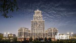 1-к квартира, строящийся дом, 43м2, 3/30 этаж