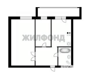 2-к квартира, вторичка, 50м2, 4/9 этаж