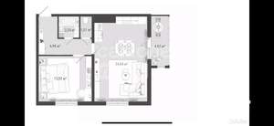2-к квартира, вторичка, 49м2, 10/16 этаж