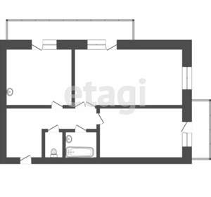 2-к квартира, вторичка, 49м2, 4/10 этаж