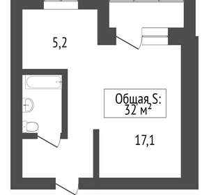 1-к квартира, вторичка, 33м2, 4/9 этаж
