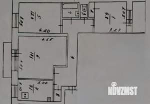 3-к квартира, вторичка, 65м2, 5/9 этаж