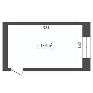 Студия квартира, вторичка, 19м2, 3/5 этаж